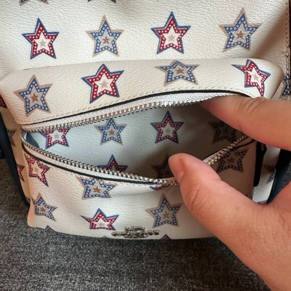NWT! RARE! Coach Mini Charlie Backpack with Western Star Print F72775 - Picture 9 of 12